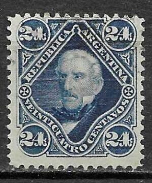 Timbre d'Argentine N°36 oblitéré