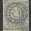 Timbre d'Argentine N°7d oblitéré