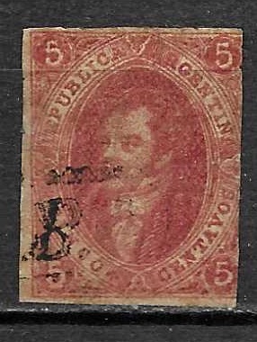 Timbre d'Argentine N°11 ND oblitéré