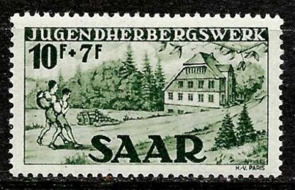 Timbre de Sarre N°250,251 2val neuf** – Image 2