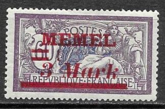Timbre de Memel N°61 neuf*
