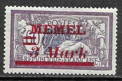 Timbre de Memel N°61 neuf*