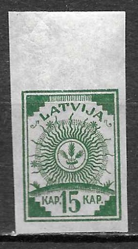 Timbre de Letonie N°12 neuf**
