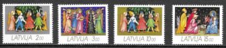 Timbre de Lettonie N°308,309,310,311 4val neuf**