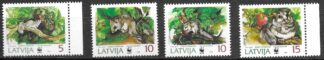 Timbre de Lettonie N°345,346,347,348 4val neuf**