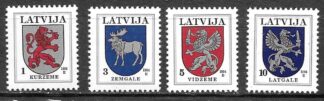 Timbre de Lettonie N°334,335,336,337 4val neuf**