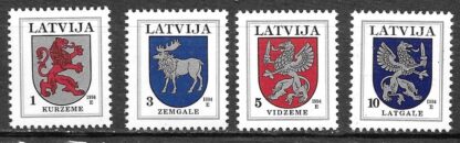 Timbre de Lettonie N°334,335,336,337 4val neuf**