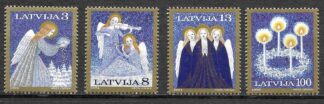 Timbre de Lettonie N°341,342,343,344 4val neuf**