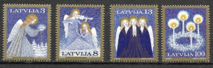 Timbre de Lettonie N°341,342,343,344 4val neuf**