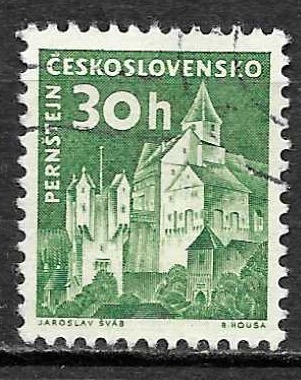 Timbre de Tchécoslovaquie N°1071 oblitéré