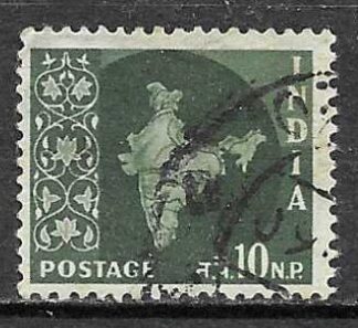 Timbre d'Inde N° 100 oblitéré