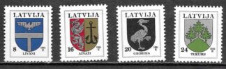 Timbre de Lettonie N°359,360,361,362 4val neuf**