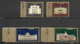 Timbre de Lettonie N°368,369,370,371 4val neuf**