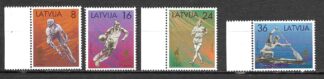 Timbre de Lettonie N°389,390,391,392 4val neuf**