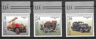 Timbre de Lettonie N°397,398,399 3val neuf**