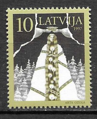 Timbre de Lettonie N°414 neuf**