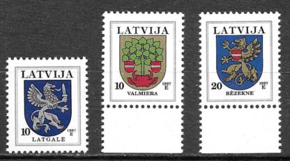 Timbre de Lettonie N°423,424,425 3 val neuf**