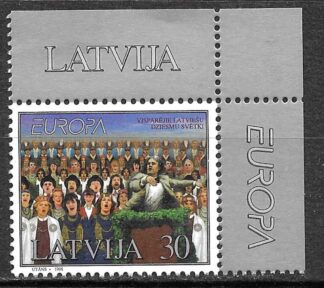 Timbre de Lettonie N°438 neuf**