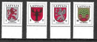 Timbre de Lettonie N°459,460,461,462 4val neuf**