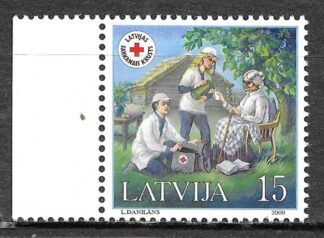 Timbre de Lettonie N°504 neuf**