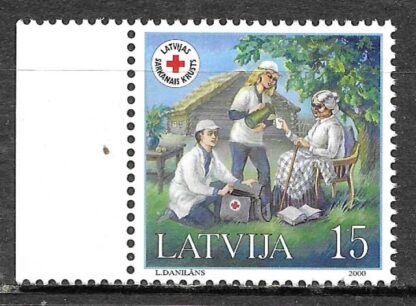 Timbre de Lettonie N°504 neuf**