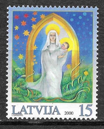 Timbre de Lettonie N°505,506,507 3val neuf** – Image 2