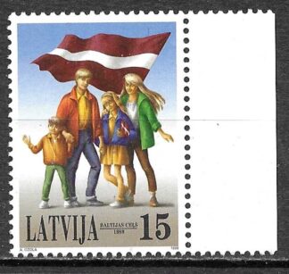 Timbre de Lettonie N°475 neuf**
