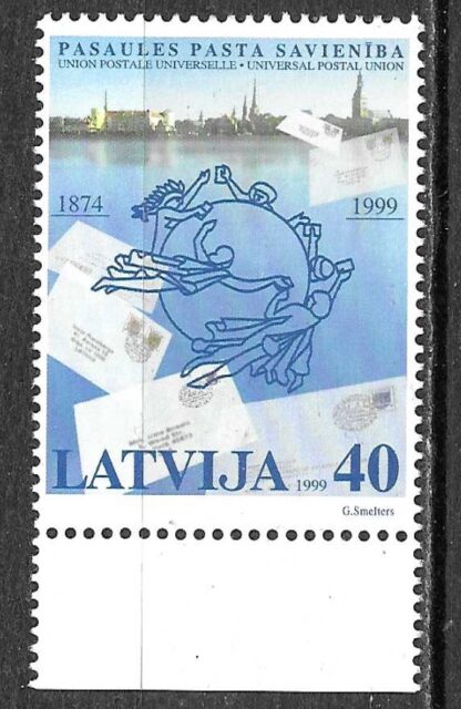 Timbre de Lettonie N°478 neuf**