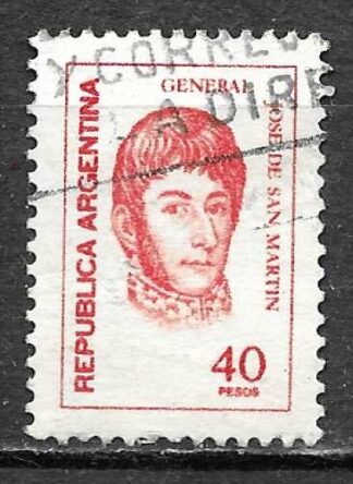 Timbre d'Argentine N°1087 oblitéré