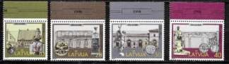 Timbre de Lettonie N°444,445,446,447 4val neuf**