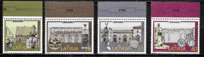 Timbre de Lettonie N°444,445,446,447 4val neuf**